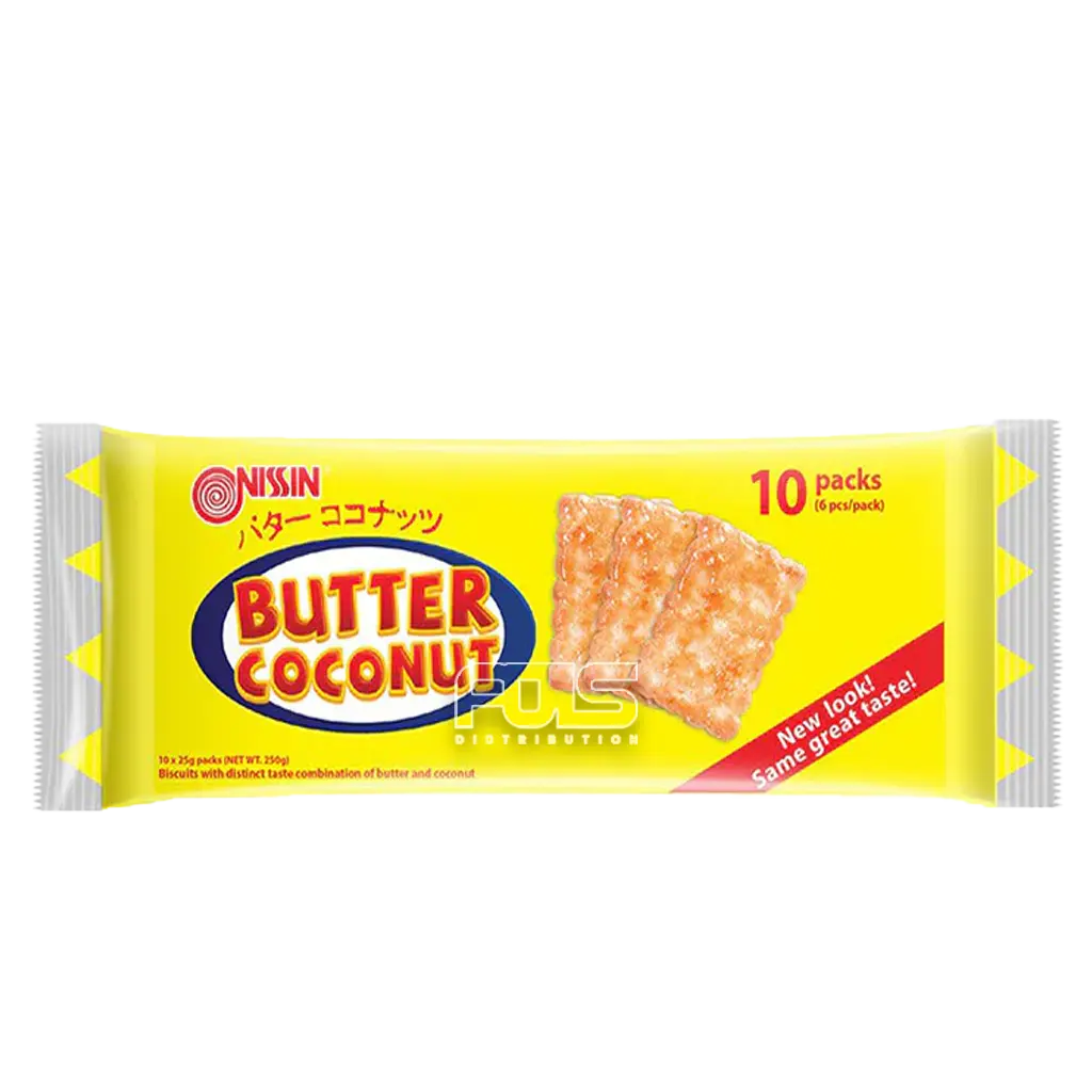 NISSIN BISCUIT BUTTER COCONUT 10'S 25G (28G)