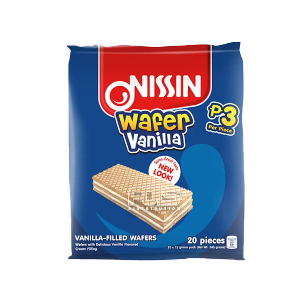 NISSIN WAFER VANILLA 12G 20'S