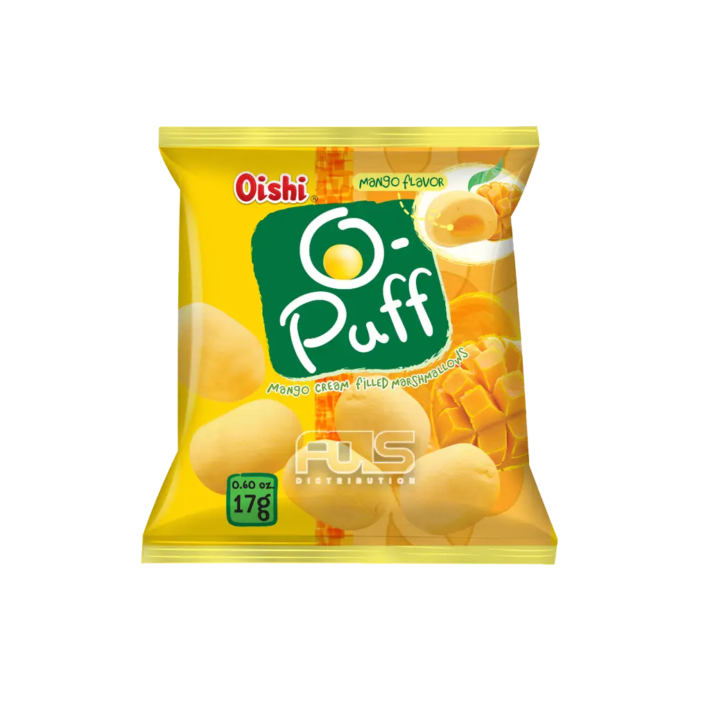 OISHI O PUFF MANGO CREAM 17G
