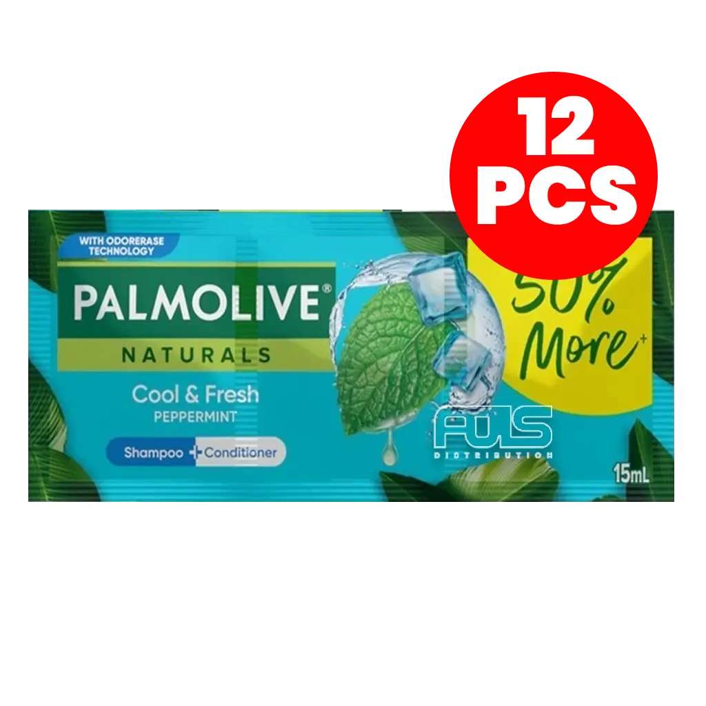 PALMOLIVE SHAMPOO COOL & FRESH BLUE GRN 15ML 12'S