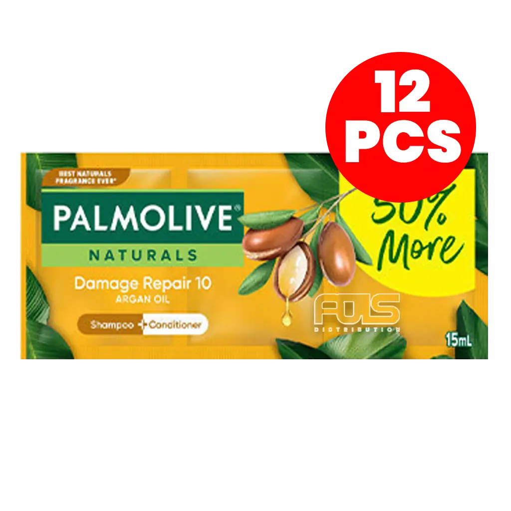 PALMOLIVE SHAMPOO DAMAGE REPAIR Y 15ML 12'S