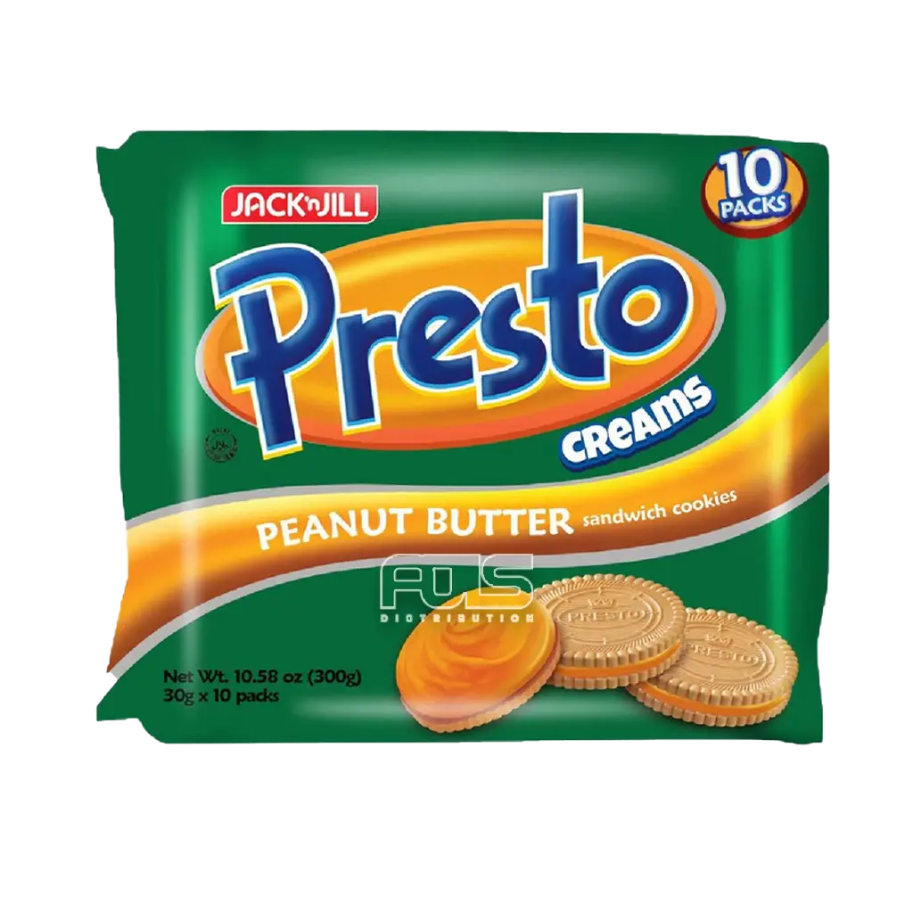PRESTO CREAMS PEANUT BUTTER 30G 10'S