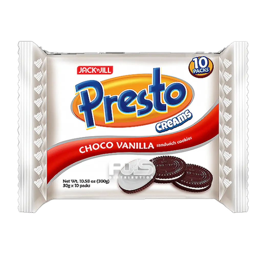 PRESTO CREAMS VANILLA 30G 10'S