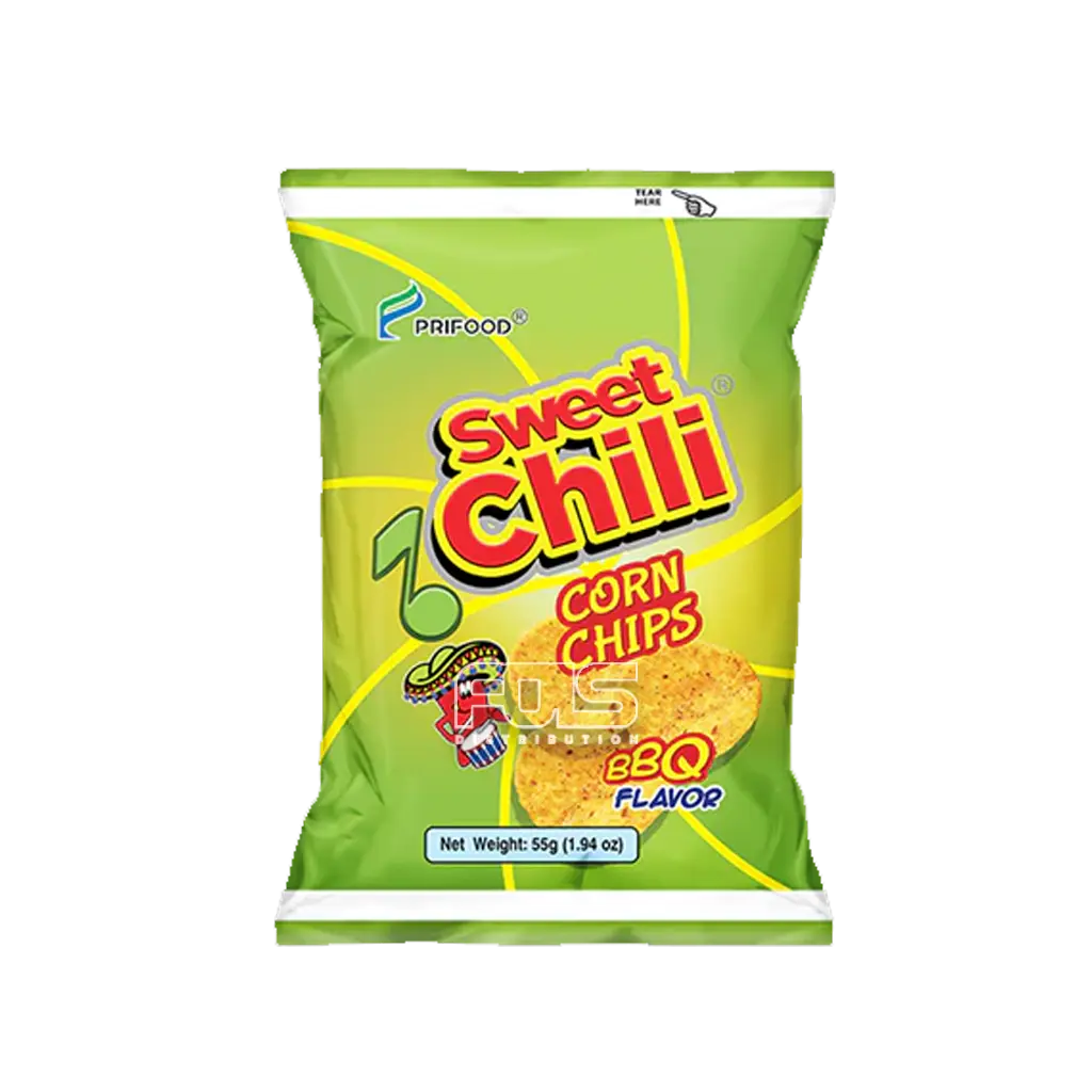 PRF-SWEET CHILI CORN CHIPS 55G