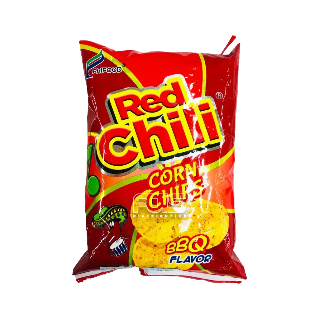 RED CHILI CORN CHIPS BBQ FLAVOR 55G