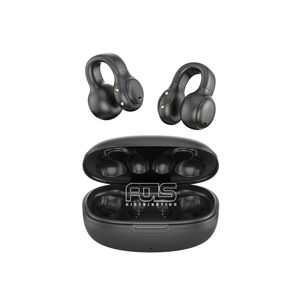 Mezone CLIPPER OWS True Wireless Earbuds with Smart Touch Control Black