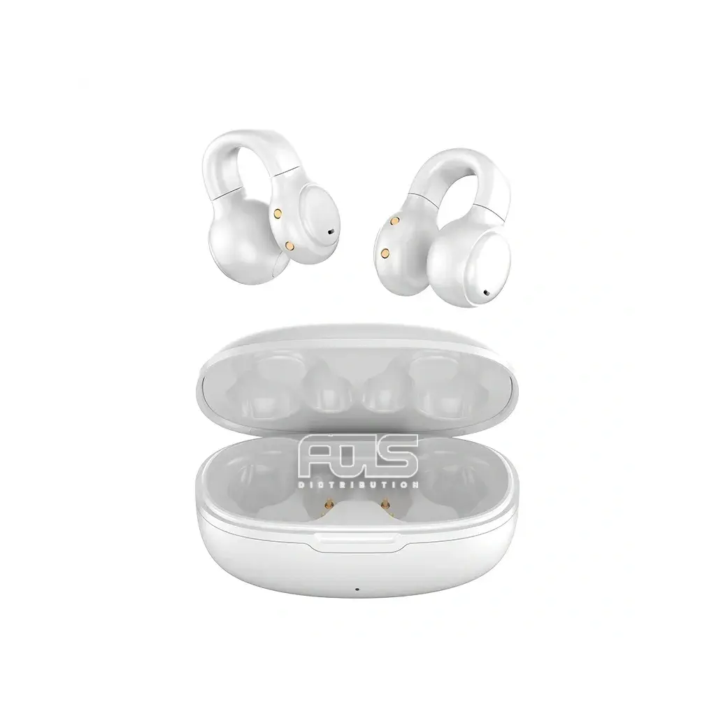 Mezone CLIPPER OWS True Wireless Earbuds with Smart Touch Control White