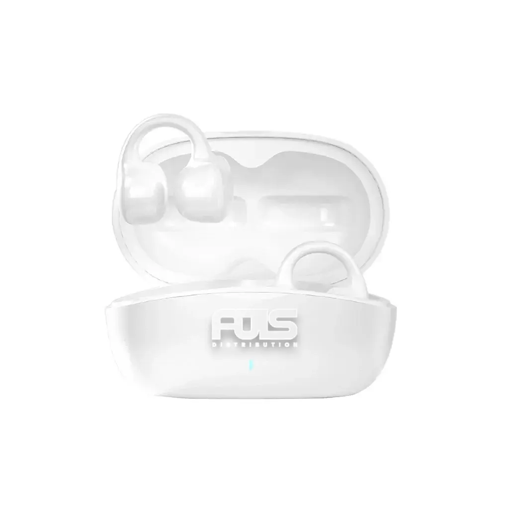 Mezone CLIPPER PRO OWS True Wireless Earbuds with Smart Touch Control White