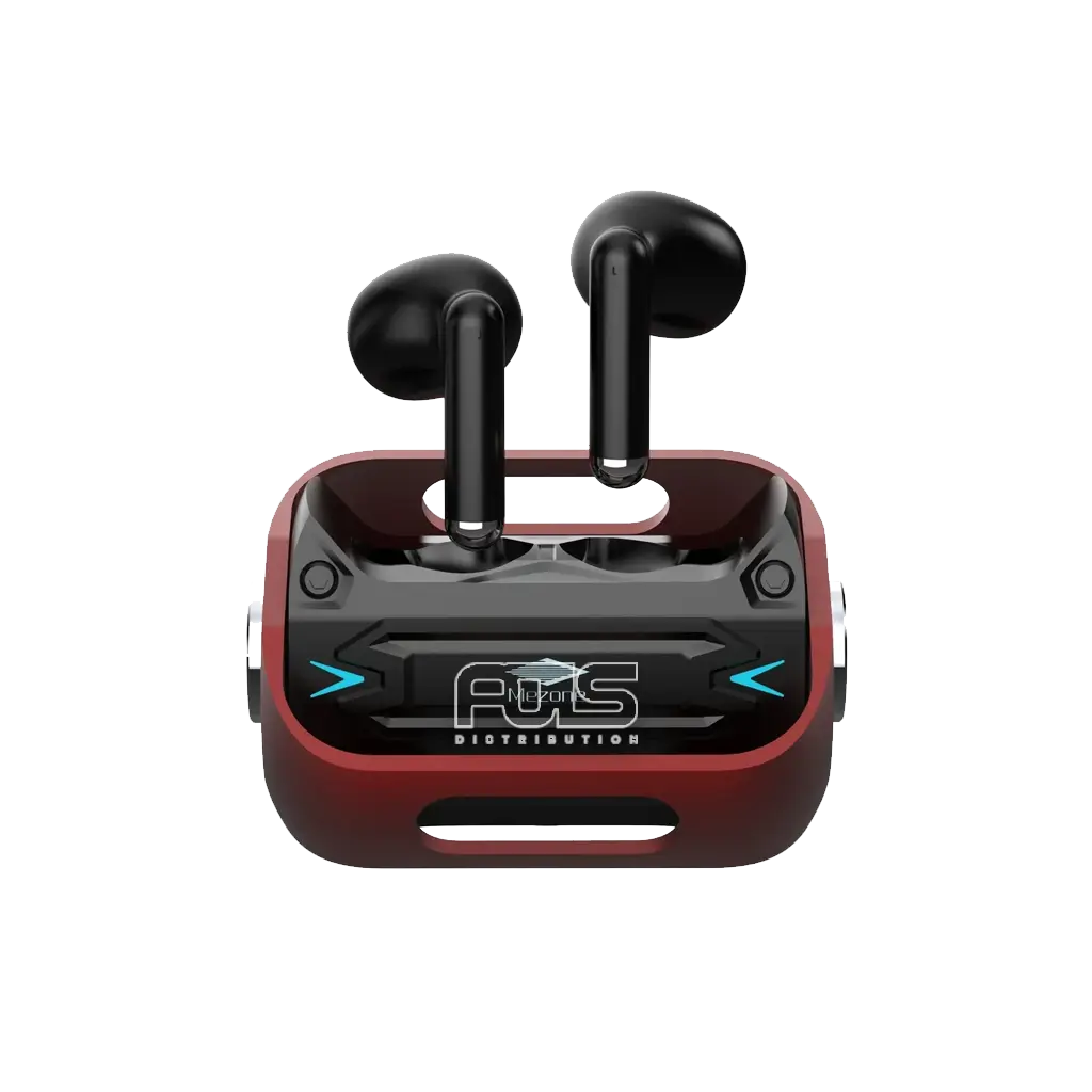 Mezone Twizt ENC True Wireless Gaming Earbuds with LED & Smart Touch Control Black