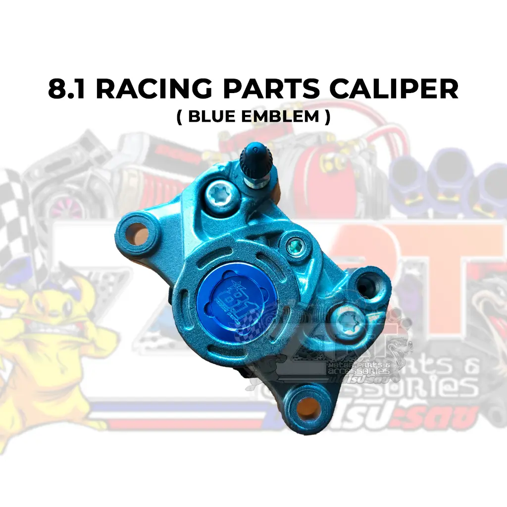 8.1 RACING PARTS CALIPER BLUE EMBLEM