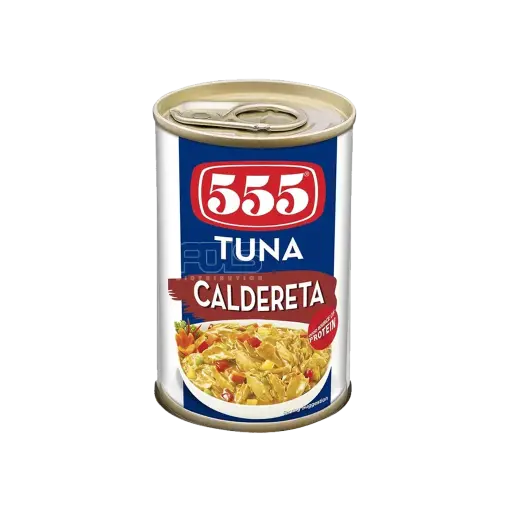 [GR0004] 555 TUNA FLAKES CALDERETA EOE 155G