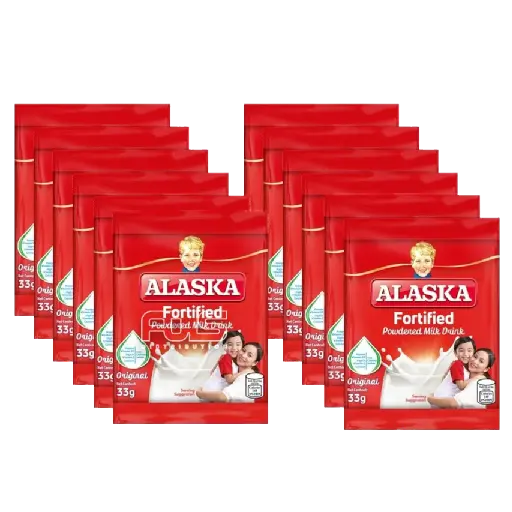[GR0016] ALASKA FORTIFIED POWDERED MILK 33G