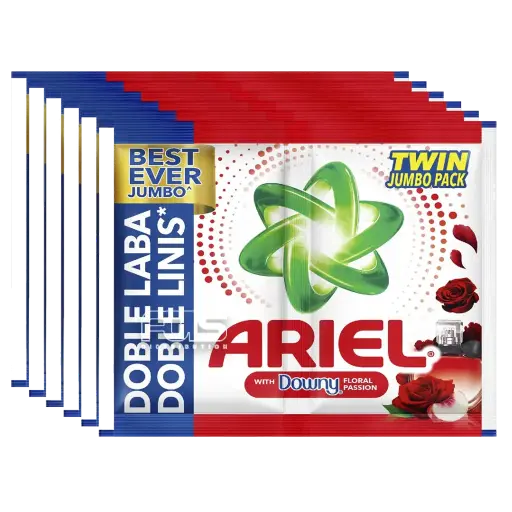 [GR0032] ARIEL POWDER W/ FLORAL PASSION RED 64G 6'S