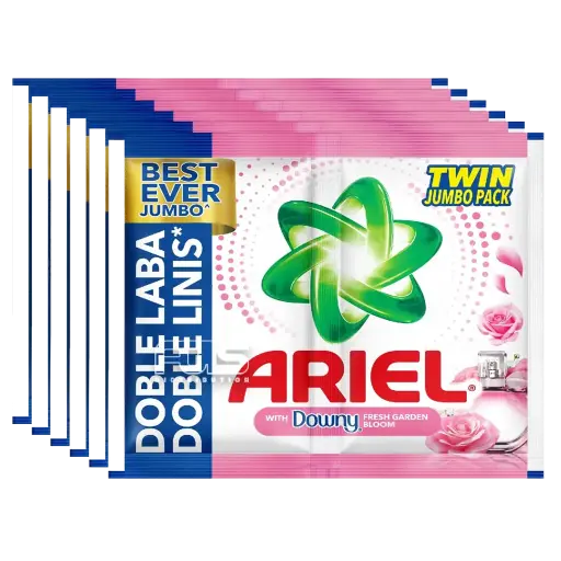 [GR0033] ARIEL POWDER W/ FRESH GARDEN BLOOM PINK 68G 6'S