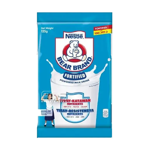 [GR0041] BEAR BRAND MILK W/ IRON 135G