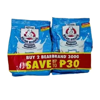 [GR0042] BEAR BRAND MILK W/ IRON 300G-PROMO BUY 2 SAVE 30