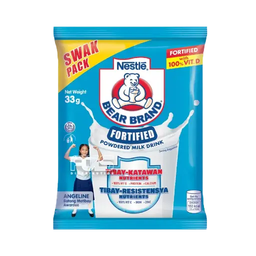 [GR0044] BEAR BRAND SWAK MILK W/ IRON 33G