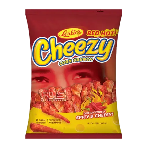 [GR0074] CHEEZY SNACK RED HOT 150G