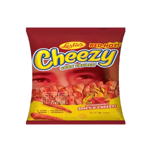 [GR0075] CHEEZY SNACK RED HOT 22G