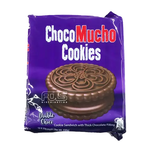[GR0080] CHOCO MUCHO COOKIE SANDWICH CHOCOLATE 33G 10'S