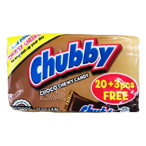 [GR0086] CHUBBY CANDY CHOCO 4.8G 20'S