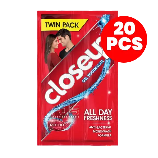 [GR0091] CLOSE-UP TOOTHPASTE RED HOT 20G 12'S