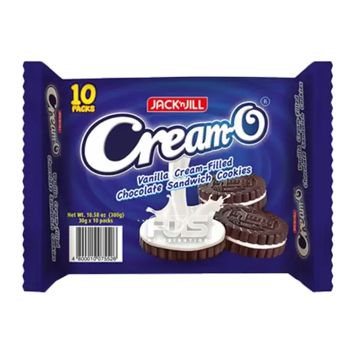 [GR0111] CREAM-O COOKIES VANILLA 30G 10'S