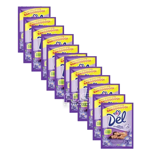 [GR0128] DEL FABRIC SOFTENER LAVENDER 33ML 12'S