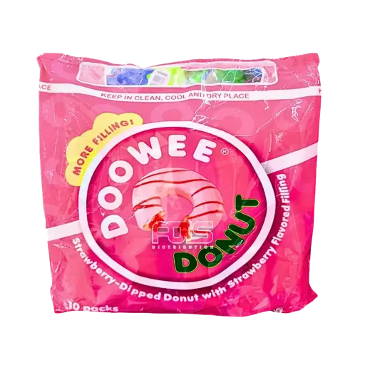 [GR0134] DOOWEE DONUTS STRAWBERRY 42G 10'S