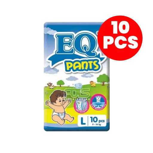 [GR0170] EQ DIAPER PANTS LARGE 10'S