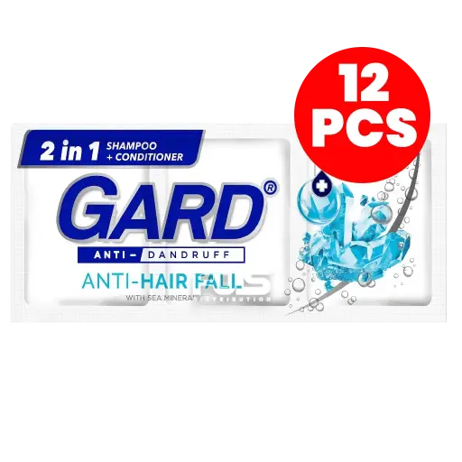 [GR0205] GARD SHAMPOO ANTI-HAIR FALL (LIGHT BLUE) 13.5ML 12'S