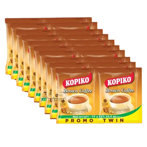 [GR0252] KOPIKO COFFEE BROWN TWIN 53G 10'S