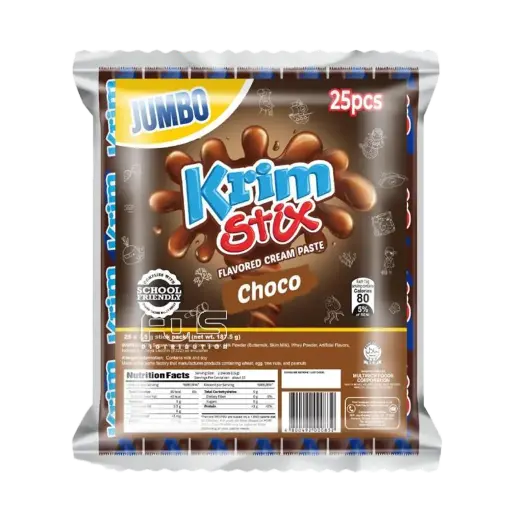 [GR0257] KRIM STIX CHOCO JUMBO 7.5G 25S