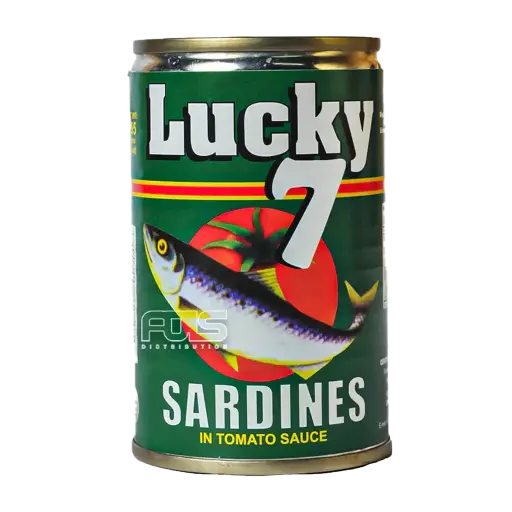 [GR0267] LUCKY 7 SARDINES IN TOMATO SAUCE 155G