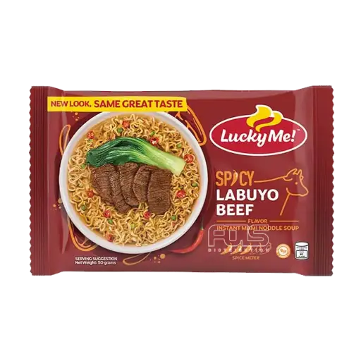 [GR0274] LUCKY ME INSTANT NOODLES SPICY LABUYO BEEF 50G