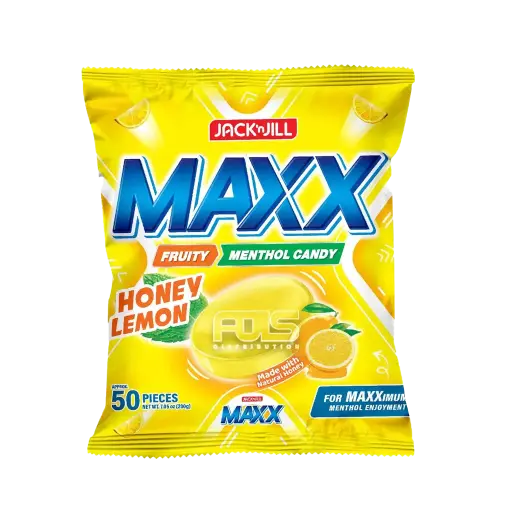 [GR0296] MAXX CANDY HONEY LEMON 50'S