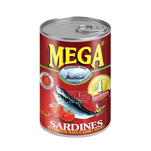 [GR0298] MEGA SARDINES HOT EASY OPEN RED 155G