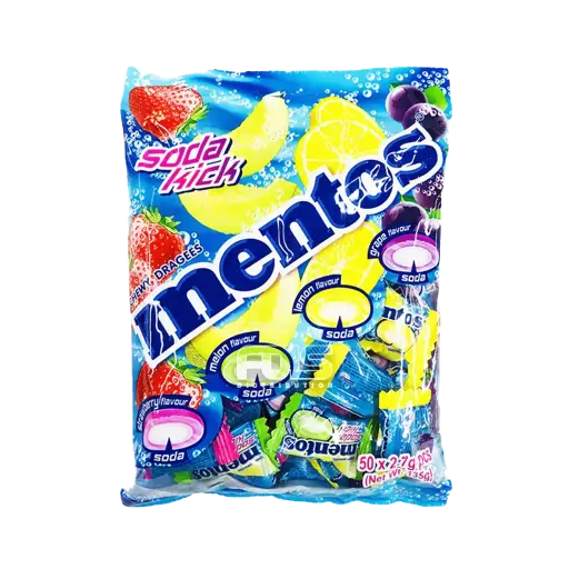 [GR0302] MENTOS CANDY SODA KICK BAG 50'S