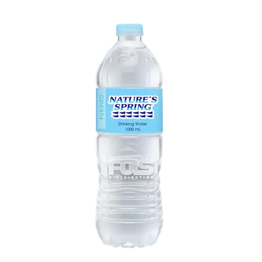 [GR0307] NATURE'S SPRING PURIFIED WATER 1L 20'S