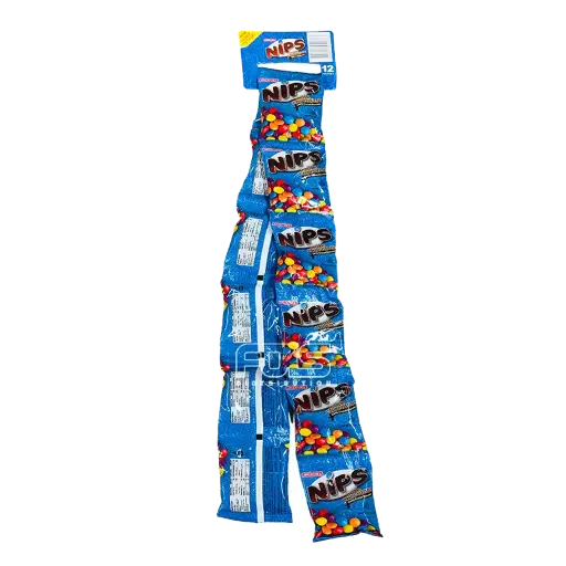 [GR0331] NIPS MILK CHOCO TIES 14G 12'S