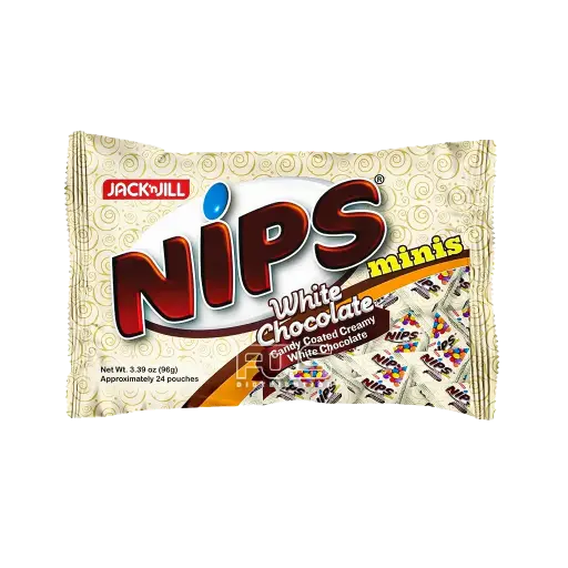 [GR0332] NIPS WHITE CHOCO MINI 4G 24'S