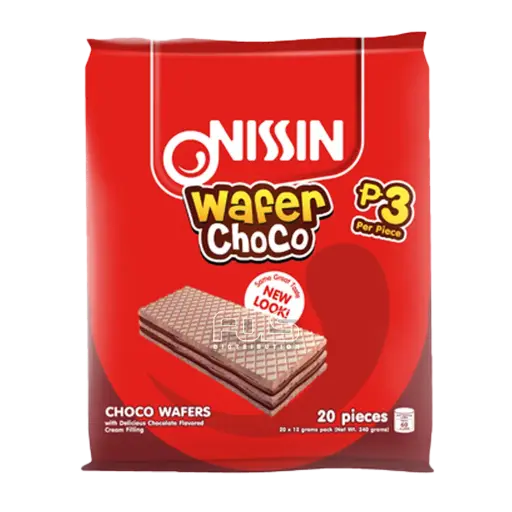 [GR0338] NISSIN WAFER CHOCOLATE 12G 20'S