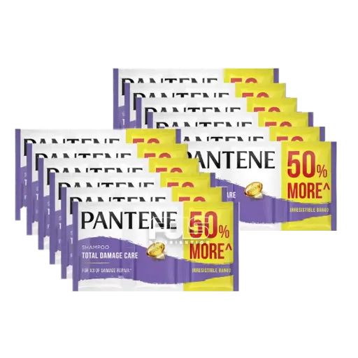 [GR0347] PANTENE SHAMPOO DAMAGE CARE VIOLET 12ML (15ML) 12'S