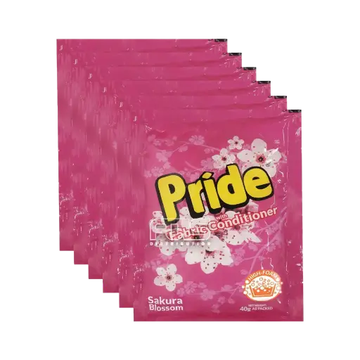 [GR0380] PRIDE FABRIC CONDITIONER SAKURA BLOSSOM PINK 40G 6'S