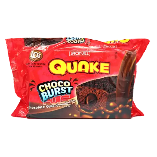 [GR0385] QUAKE BARS CHOCOLATE 38G 10'S