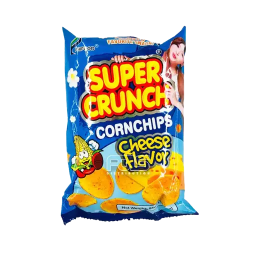 [GR0454] SUPER CRUNCH CORN CHIPS CHEESIEST FLAVOR 55G
