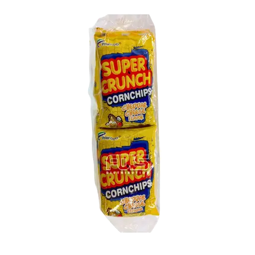 [GR0457] SUPER CRUNCH CORNCHIPS CHEEDAR CHEESE 7G 12'S(Y)