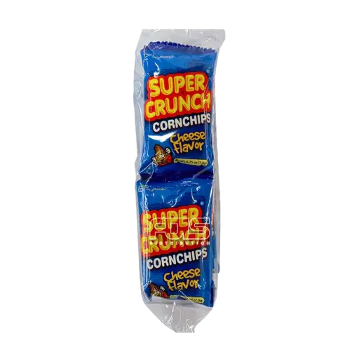[GR0458] SUPER CRUNCH CORNCHIPS CHEESE 7G 12'S(B)