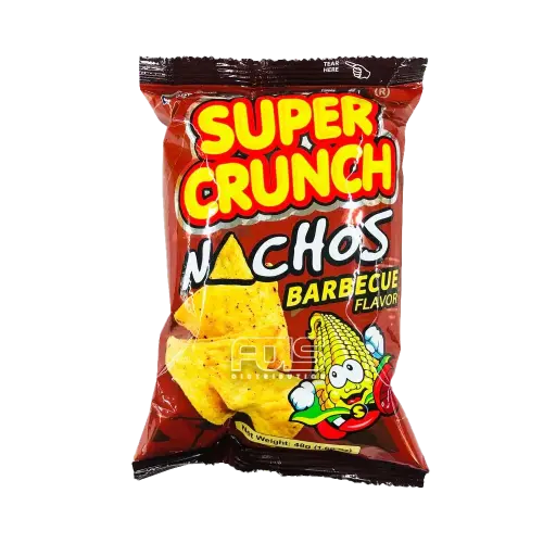 [GR0461] SUPER CRUNCH NACHOS BBQ FLAVOR 48G