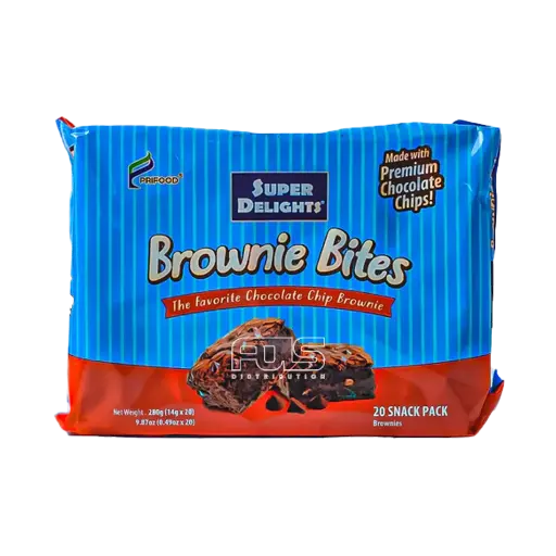 [GR0464] SUPER DELIGHTS BROWNIE BITES 14G 20'S